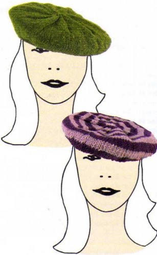 Bere Tek Renkli ve Çizgili Bere Örneği