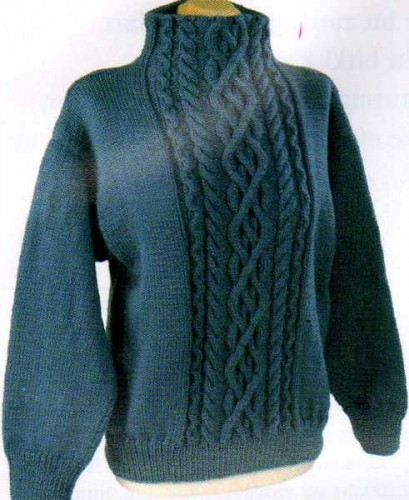 Huni Şeklinde Boğazlı Yetişkinler İçin Düz Renkli Kazak