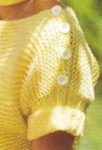 Omuzdan Düğmeli Baharlık Kazak Modeli