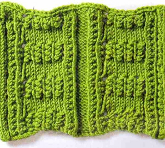 Salkımlı Panel Örgü Örneği