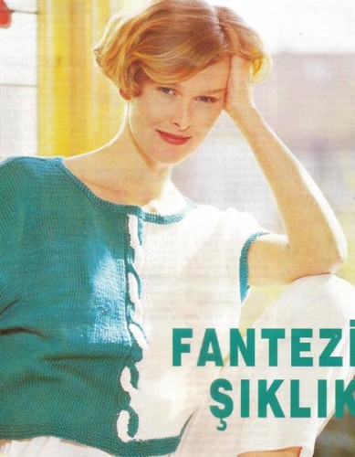 Fantezi Şıklık İki Renkli Baharlık Bluz