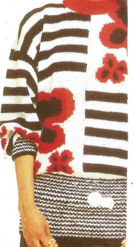 Bayan Örgü Uzun Tunik Modeli