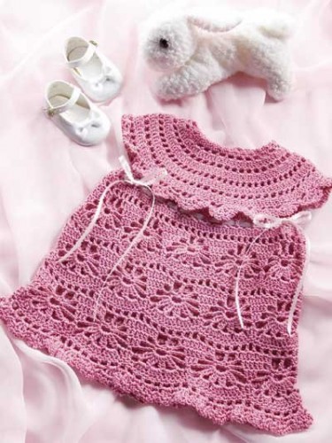 Yazlık Örgü Bebek Elbise Modelleri