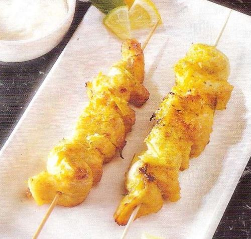 Nane Soslu Tavuk Kebabı