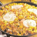 Patatesli Pastırmalı Yumurta