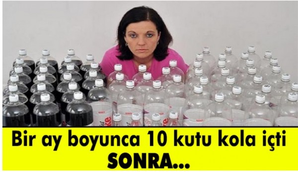 Bir Ay Boyunca Kutu Cola İçen Birinin İnanılmaz Değişimine İnanamayacaksınız..