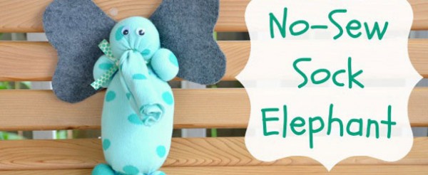 Çoraptan Dikişsiz Oyuncak Fil Yapılışı