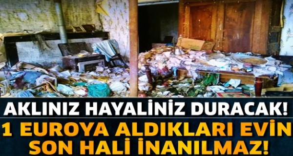 Fransız Çift 1 Euro’ya Aldıkları Eve Öyle Şeyler Yaptılar ki…