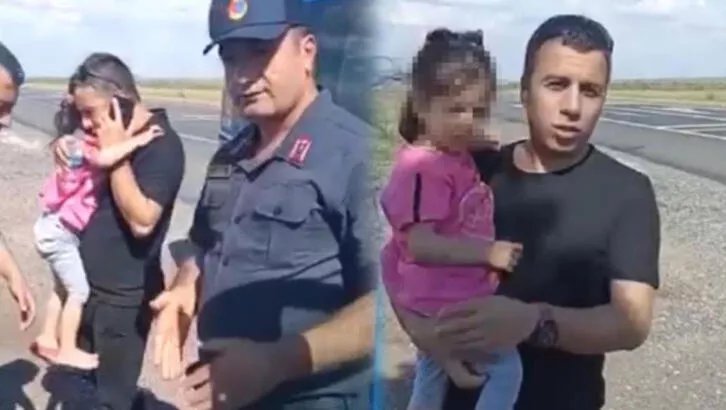Akılalmaz olay! Yolda mola verip 3 yaşındaki kızlarını unuttular
