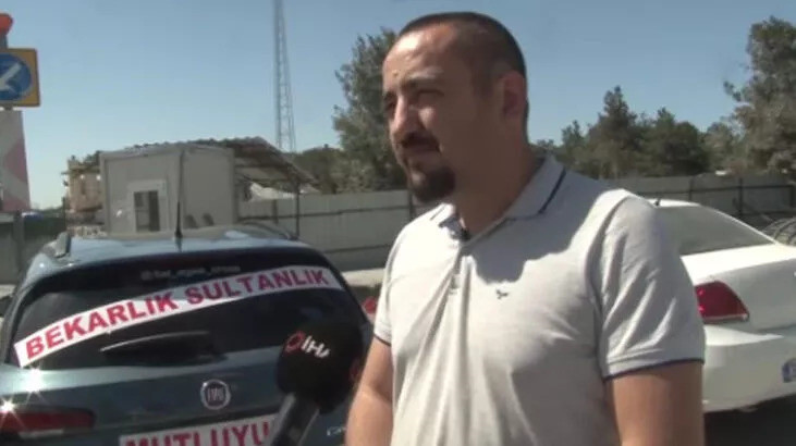 Boşanma davasına süslediği aracıyla gitti