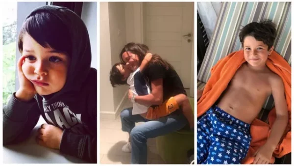 Ebru Şallı’nın 18 yaşındaki oğlu Beren Tan kaslı vücuduyla hayran bıraktı