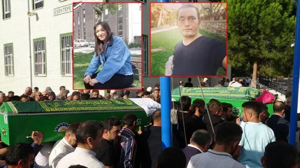 Kazada ölen üniversiteli Aysun ile ağabeyi, toprağa verildi