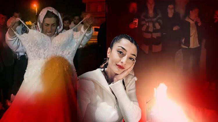 Kızının gelinliğini sokak ortasında yakıp feryat etti: Her şey bununla başladı… Mervegül’ün annesinden yürek yakan isyan!