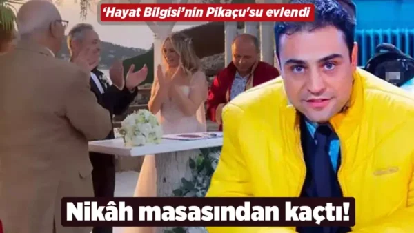 Hayat Bilgisi’nin Pikaçu’su evlendi