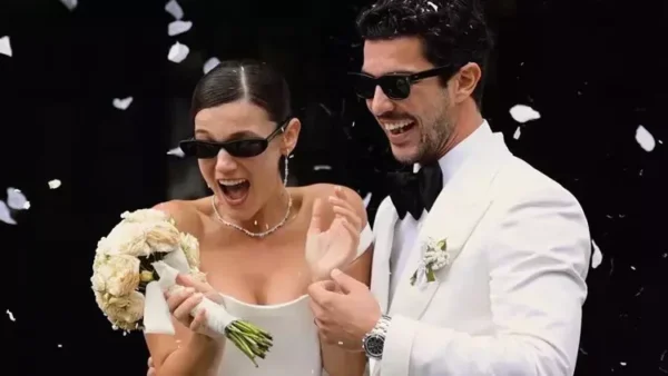 Pınar Deniz ile Kaan Yıldırım İtalya’da evlendi