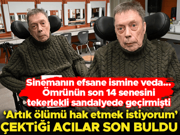 Ömrünün son 14 yılını tekerlekli sandalyede geçirdi… ‘Artık öl*mü hak etmek istiyorum’ demişti… Efsane oyuncu hayatını kaybetti, çektiği acılar son buldu