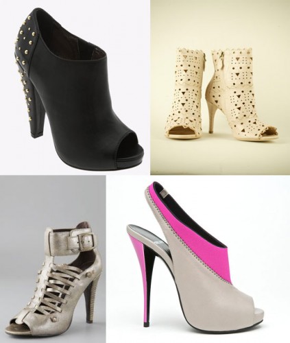 Burnu açık bayan bot modelleri